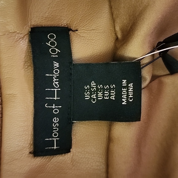 House of Harlow 1960 Faux Leather Jacket - Picture 3 of 8